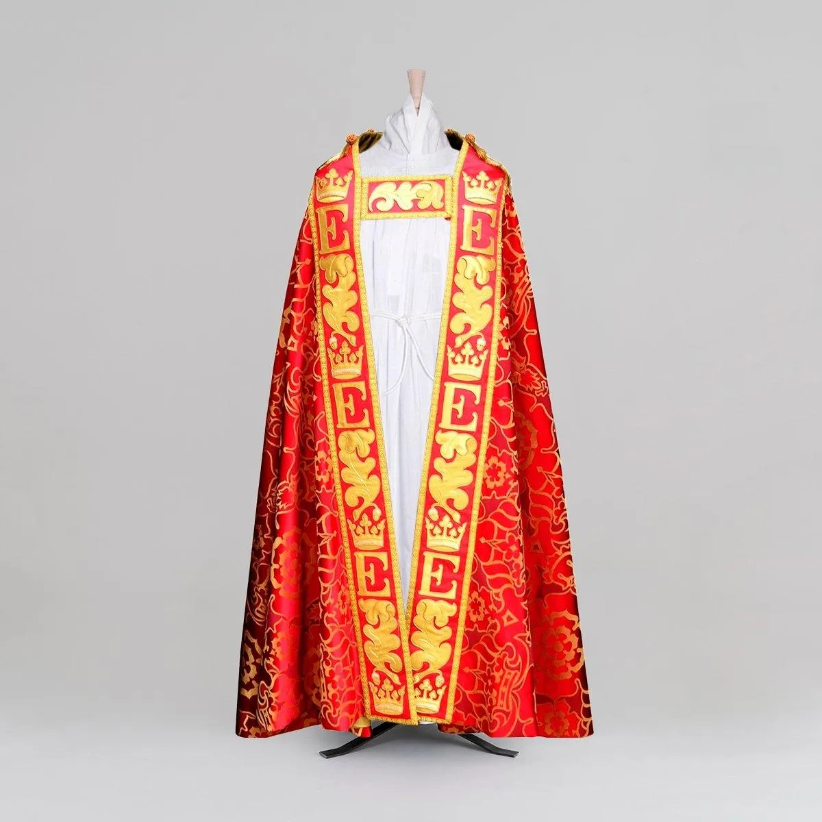 Cathedral Cope in Red/Gold 'Coronation' with Embroidery