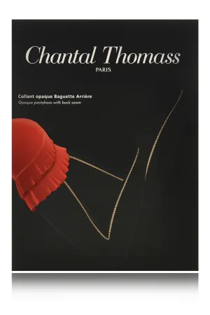 CHANTAL THOMASS BACK SEAM Chocolate Opaque Tights