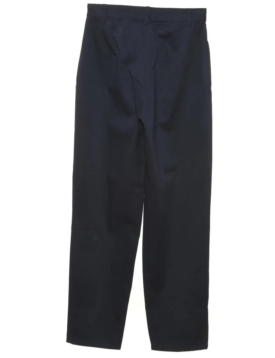 Classic Navy Tapered Trousers - W27 L30