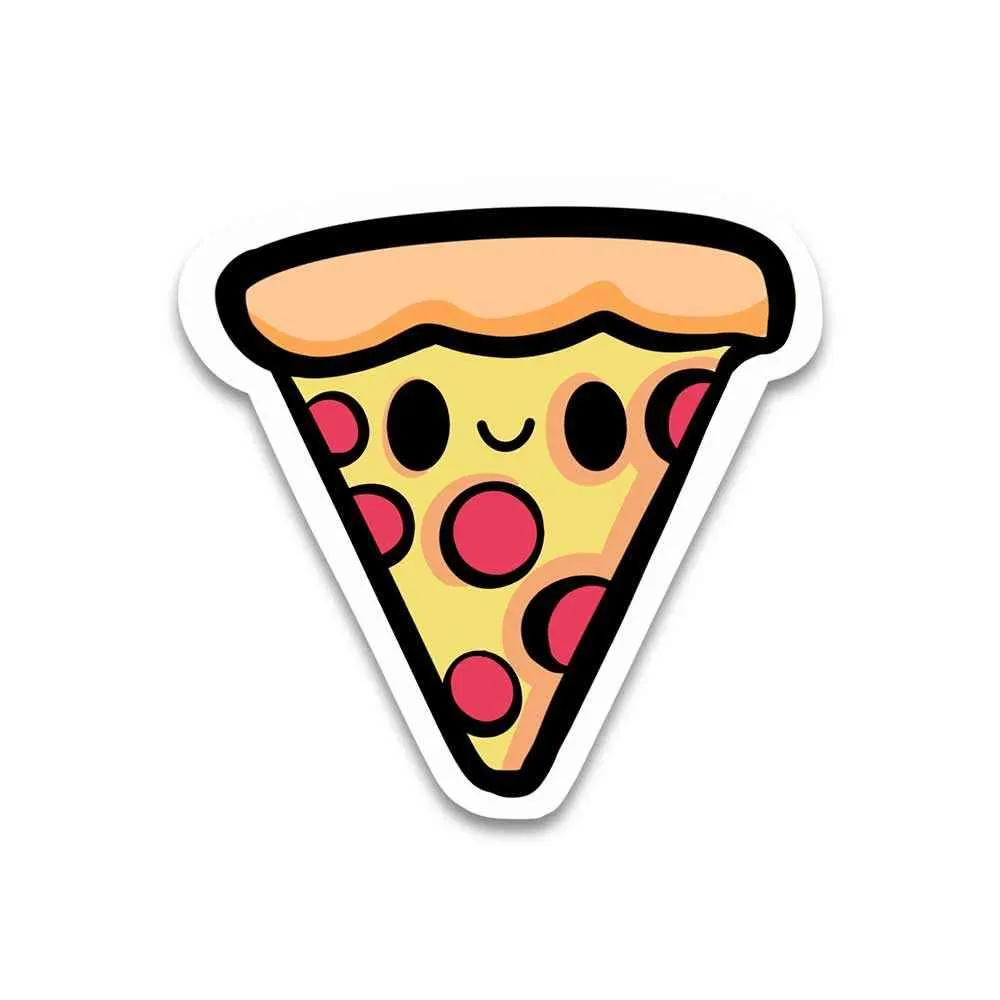 Cute Pizza Reflective Sticker