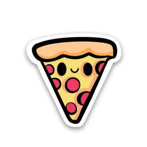 Cute Pizza Reflective Sticker