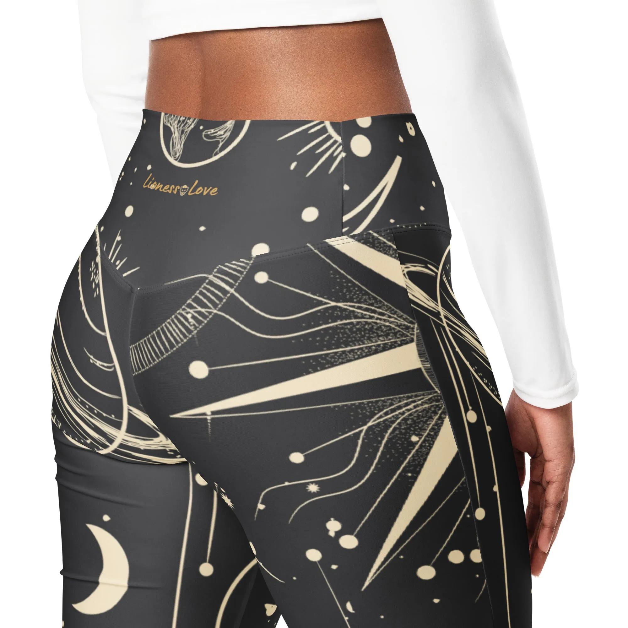 Flare Leggings Celestial Style, lioness-love