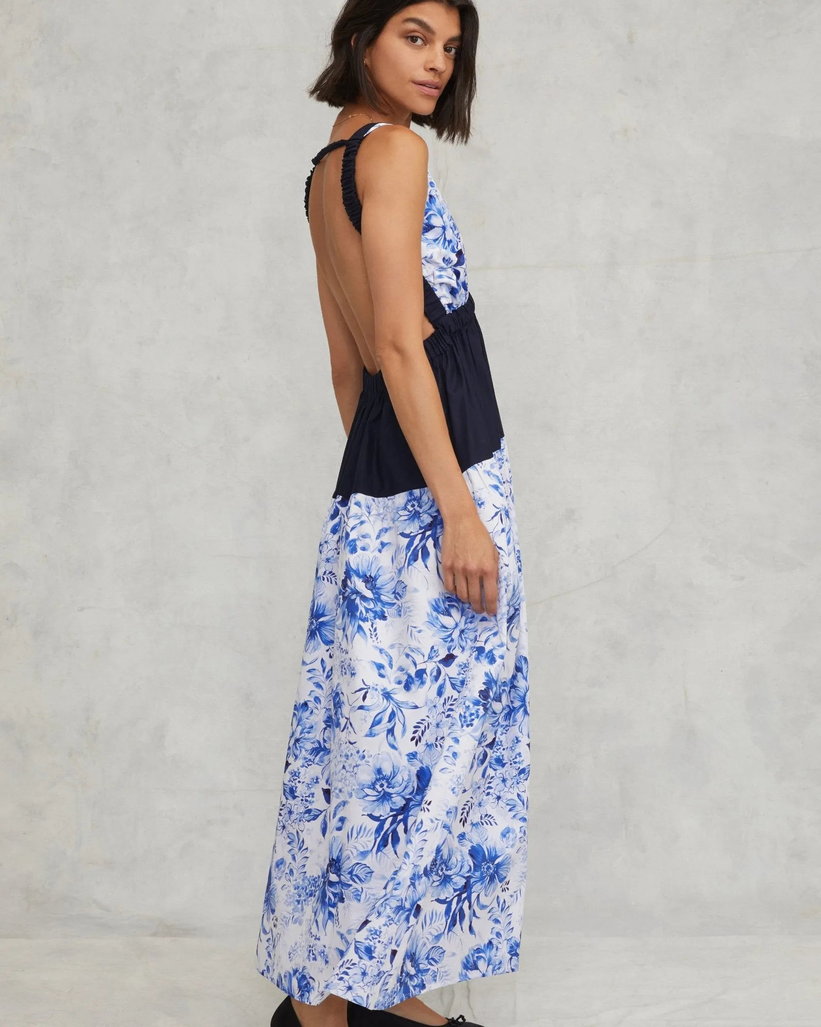 Floral Printed Maxi Dress