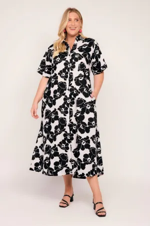 Gracie Shirt Dress in Carnival