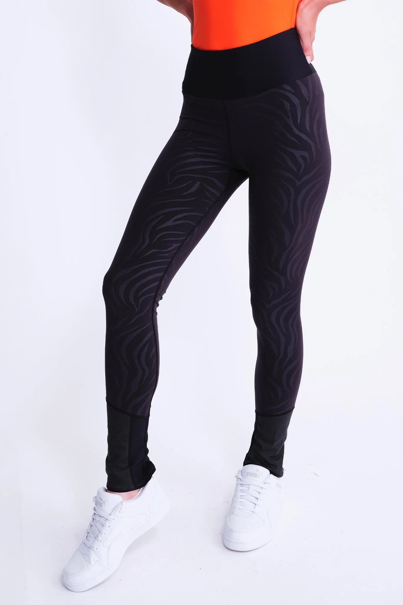 Iconic Zebra On-Ice Leggings