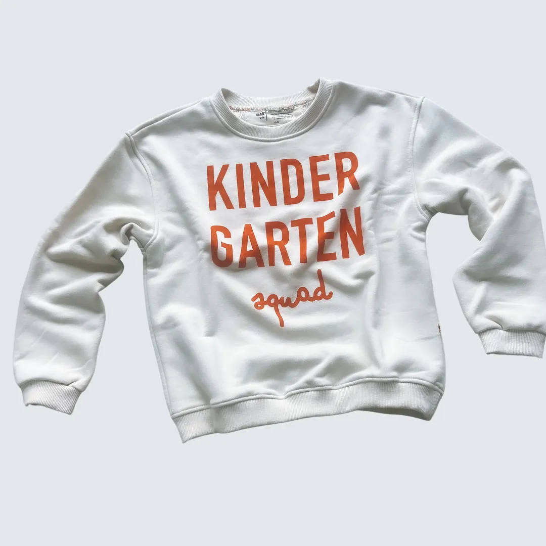 **IMPERFECT** KINDERGARTEN SQUAD pullover |oversized drop shoulder | KIDS