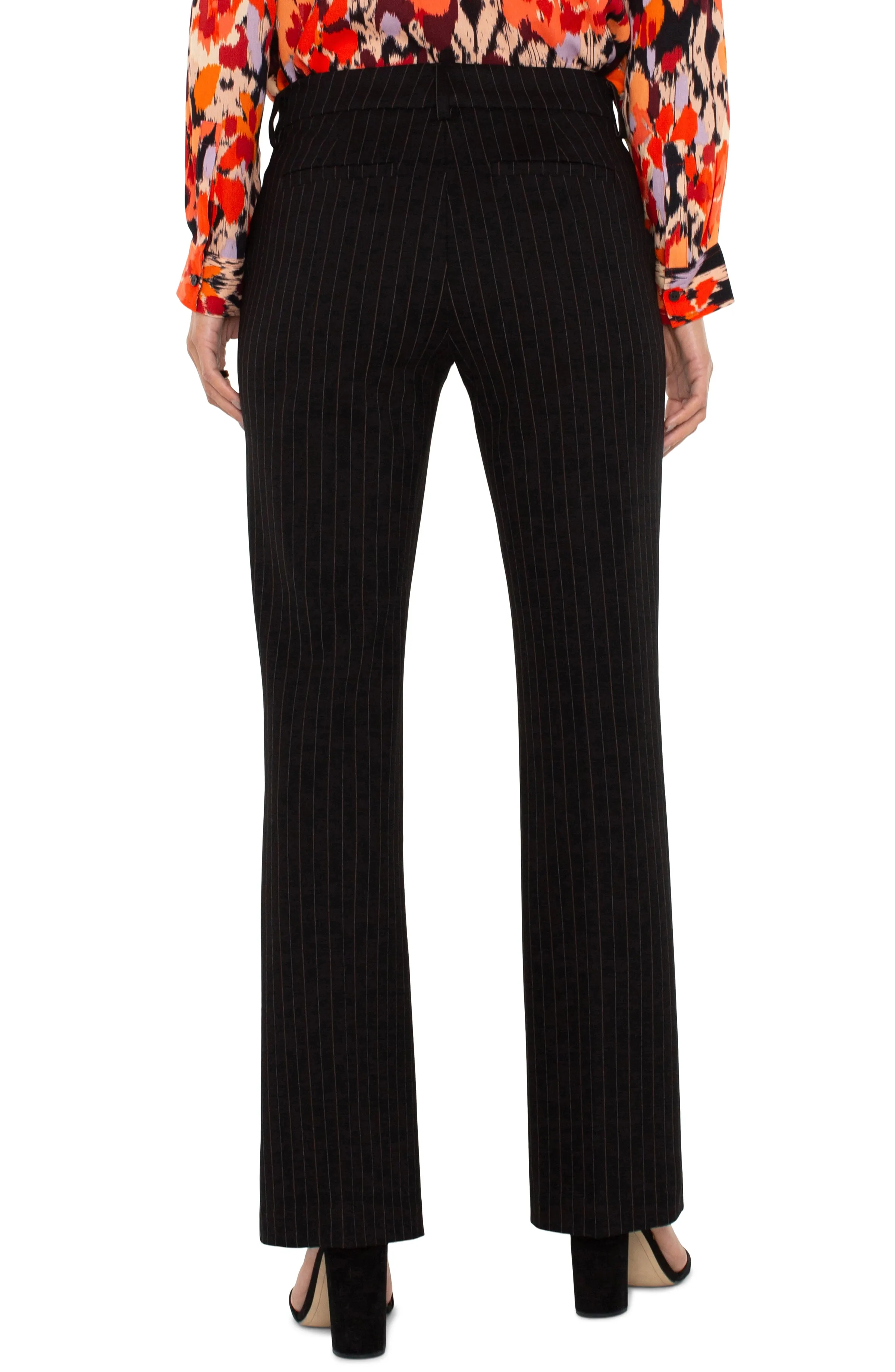 KELSEY KNIT PINSTRIPE TROUSER