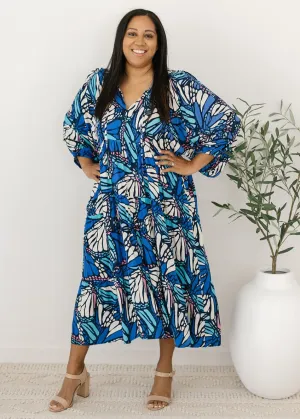 Lewis Maxi Dress in Flutter