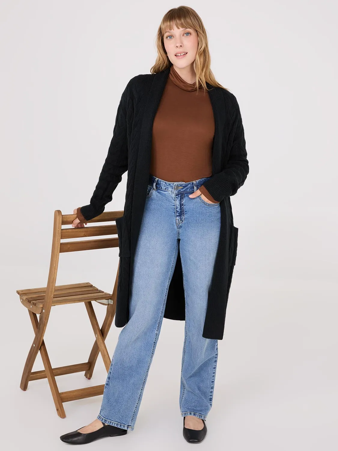 Long Sleeve Turtleneck Top