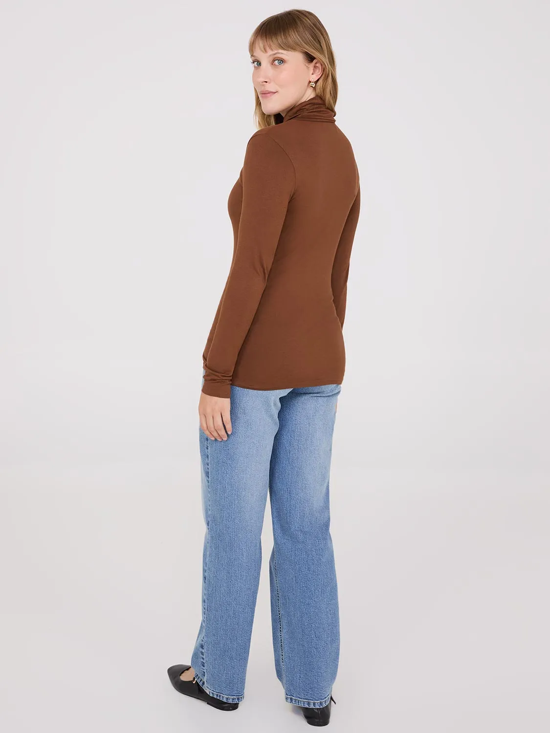 Long Sleeve Turtleneck Top