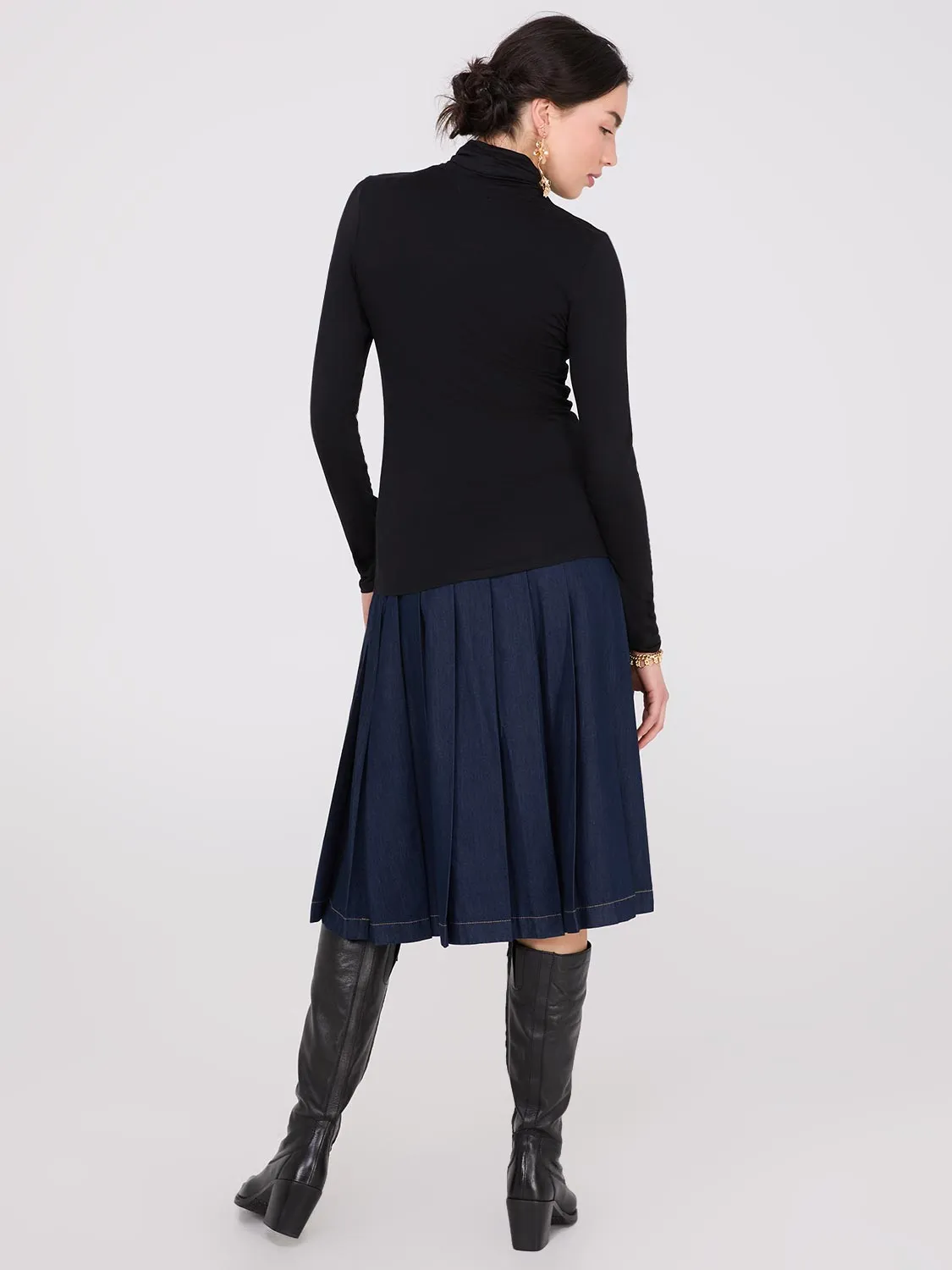 Long Sleeve Turtleneck Top