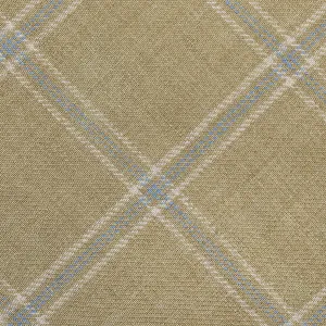 Maison Hellard Bespoke Linen Tie - Beige Windowpane