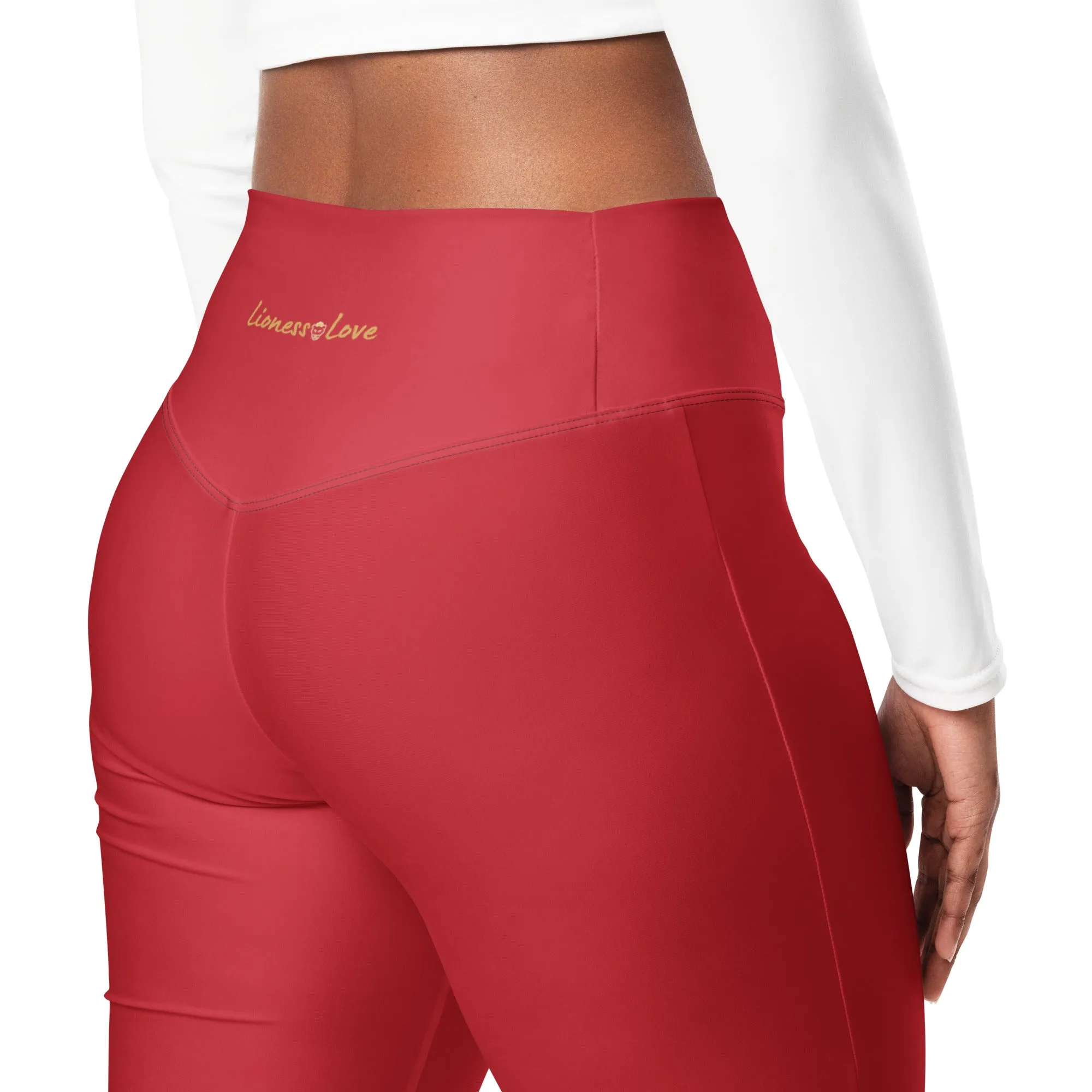 Maroon Flare leggings