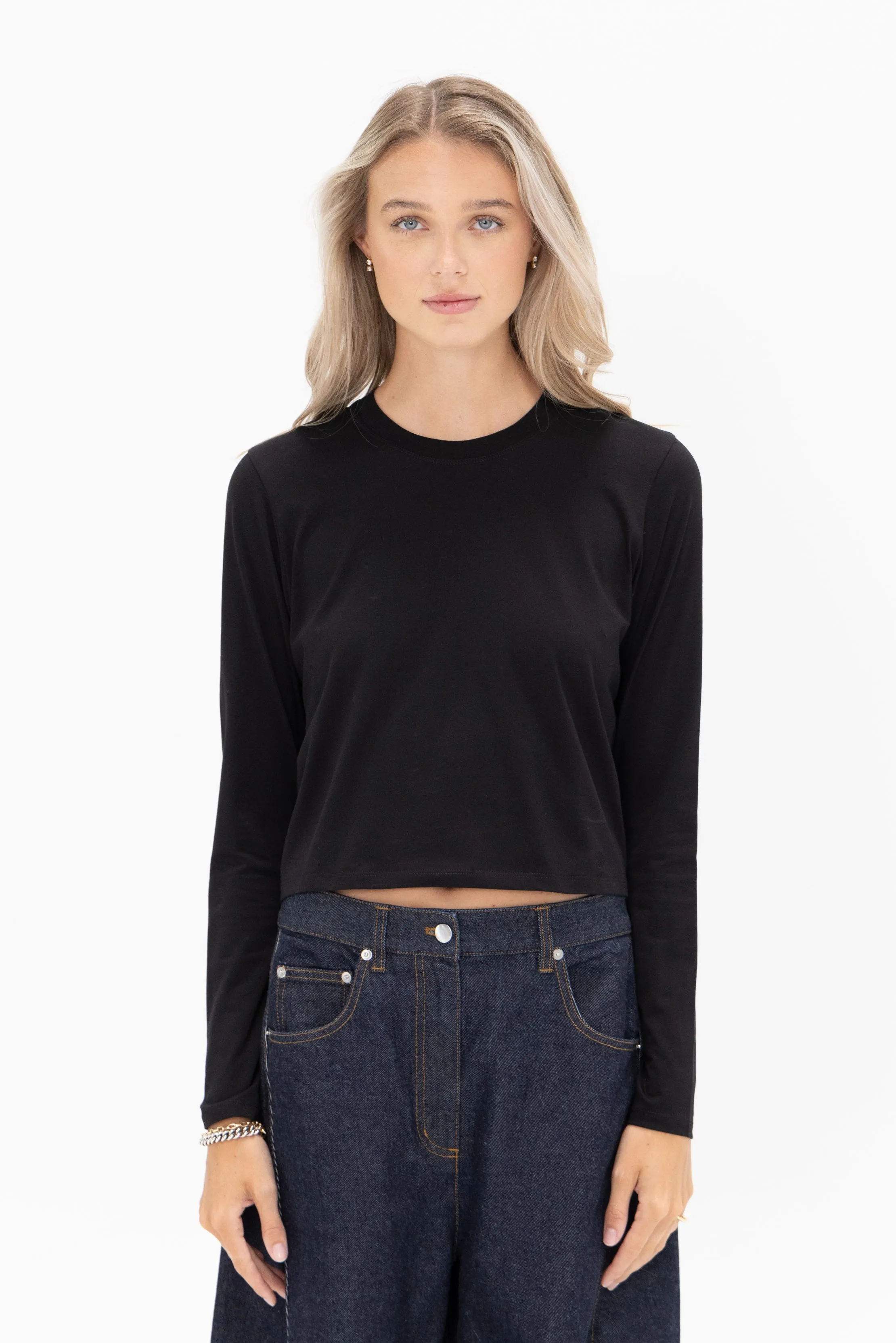 Masal Long Sleeve Shirt, Black