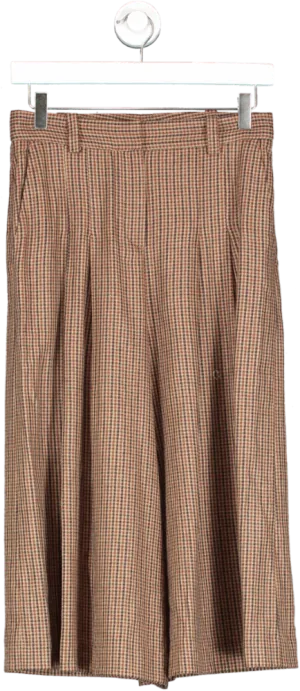 Massimo Dutti Brown Culottes UK 6