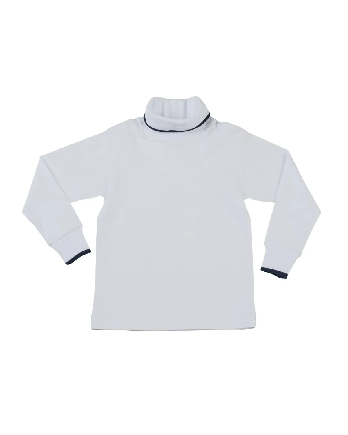 Navy Tip Turtleneck Shirt