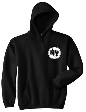 NY Circle Chest Logo Pullover Hoodie