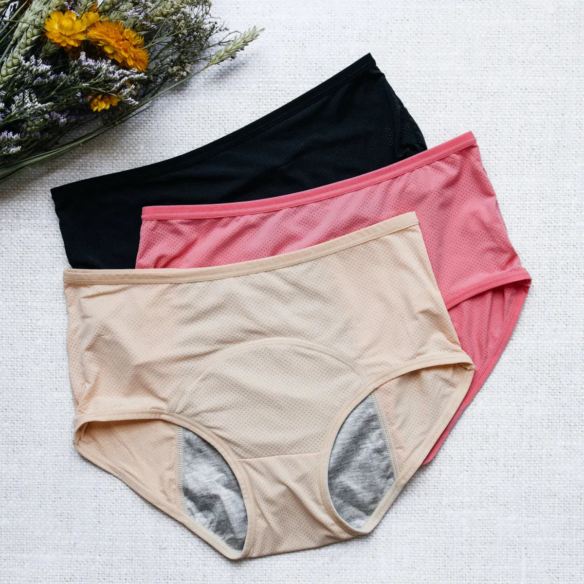 Pack de 6 Culottes Menstruelles et les indispensables