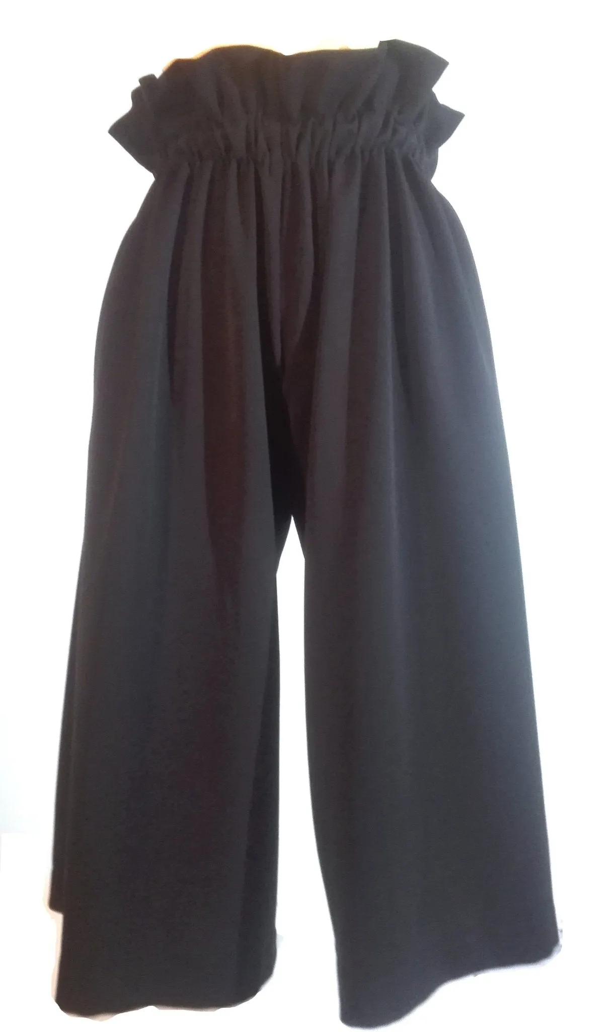 Paperbag Elastic Waistline  Culottes