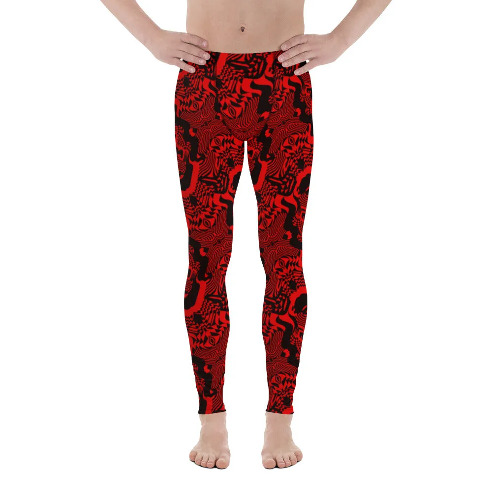 "Red-y to Mesmerize" Men’s Leggings