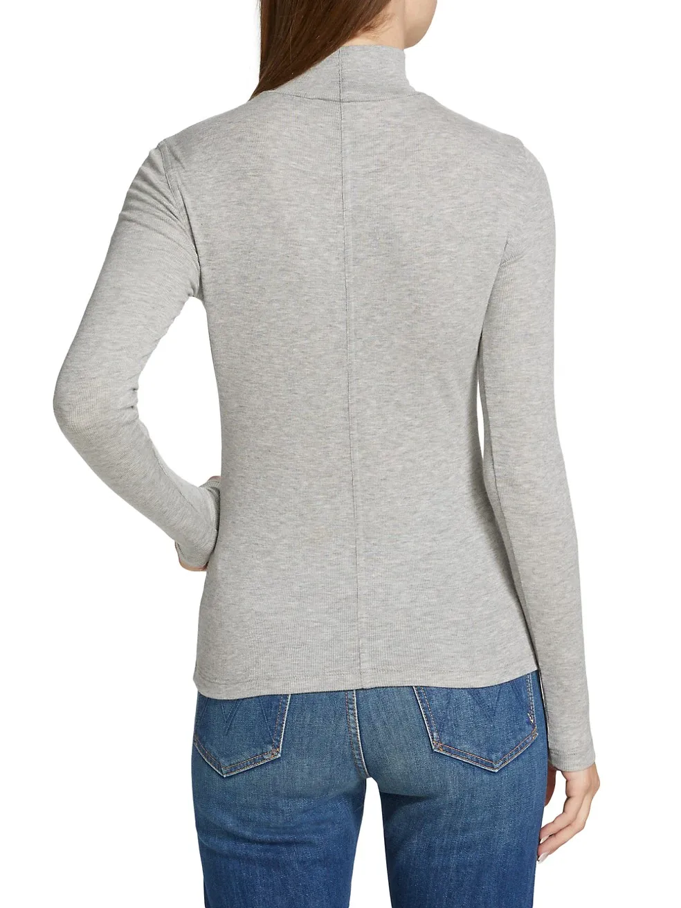 Rib Turtleneck - Gris Heather