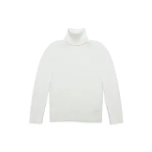 Ribbed Turtleneck white