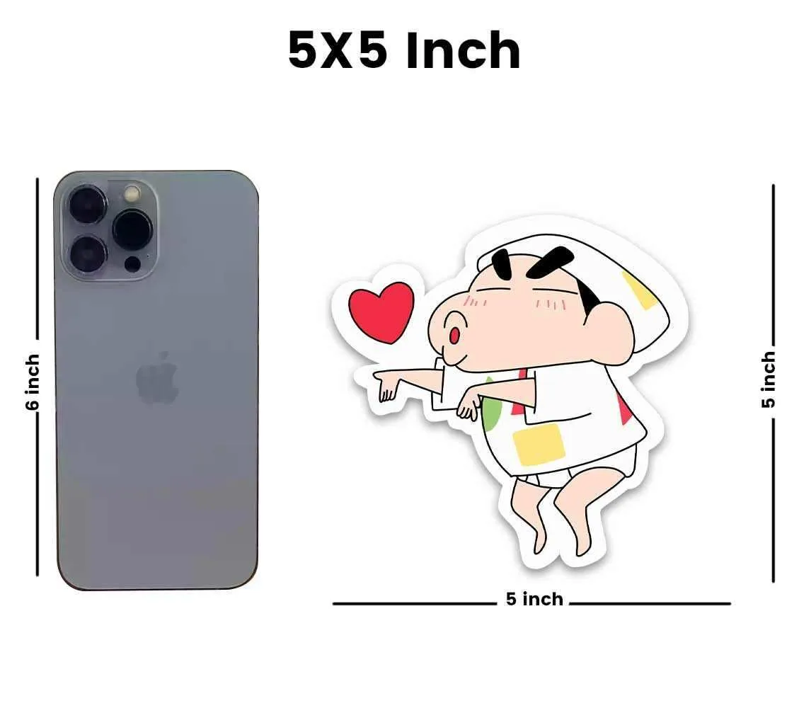 Shinchan Reflective Sticker