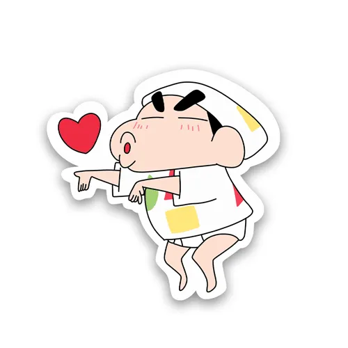 Shinchan Reflective Sticker