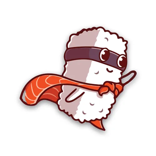 Super sushi Reflective Sticker