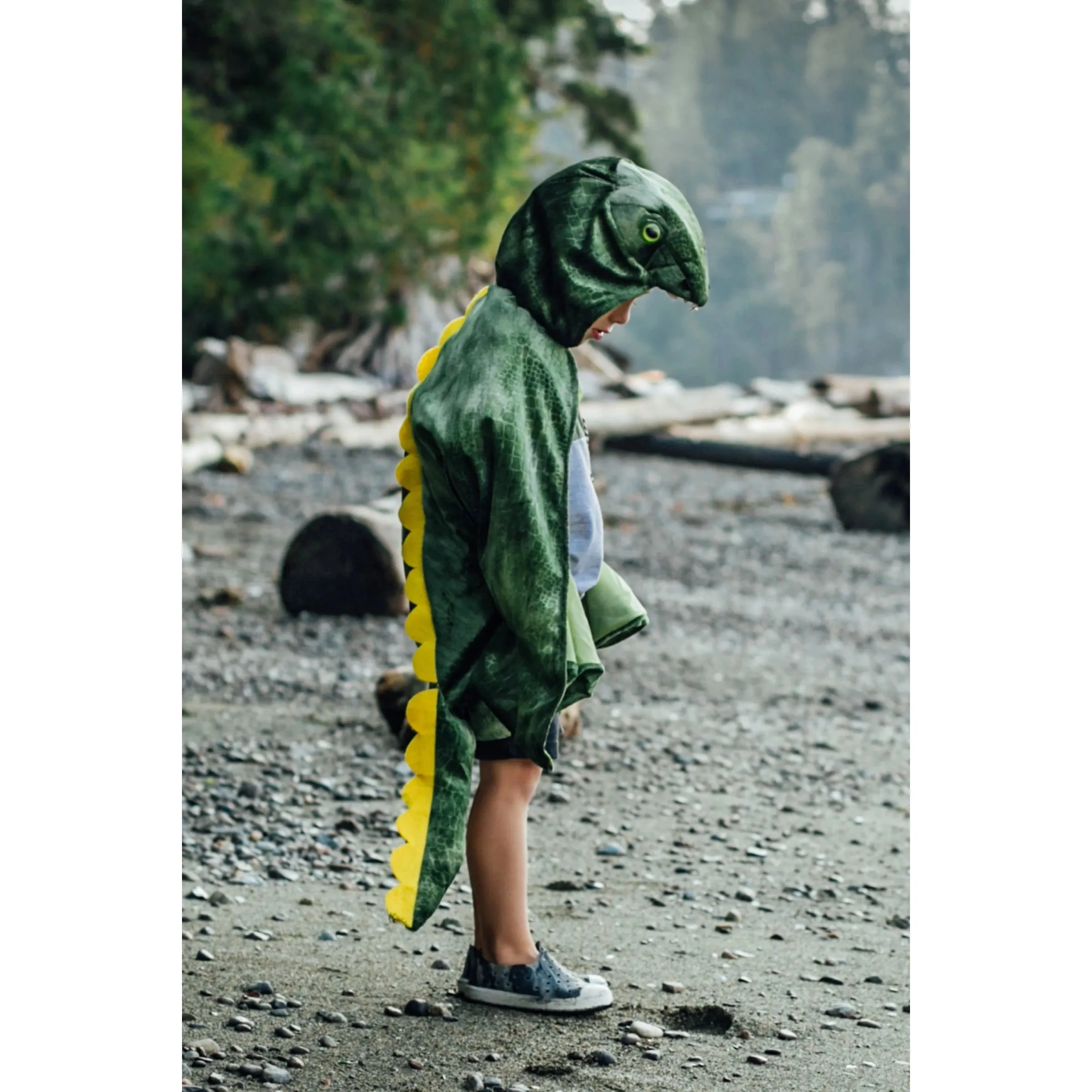 t-rex hooded cape size 4-5