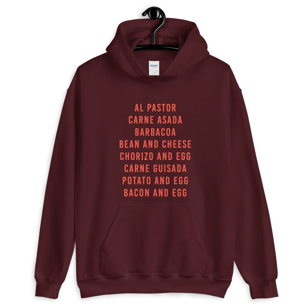 Taco List Hoodie