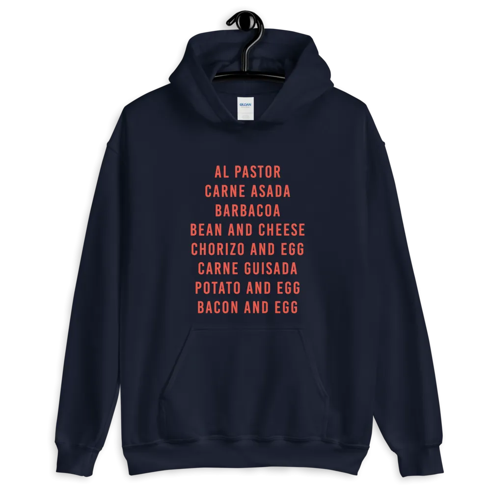 Taco List Hoodie