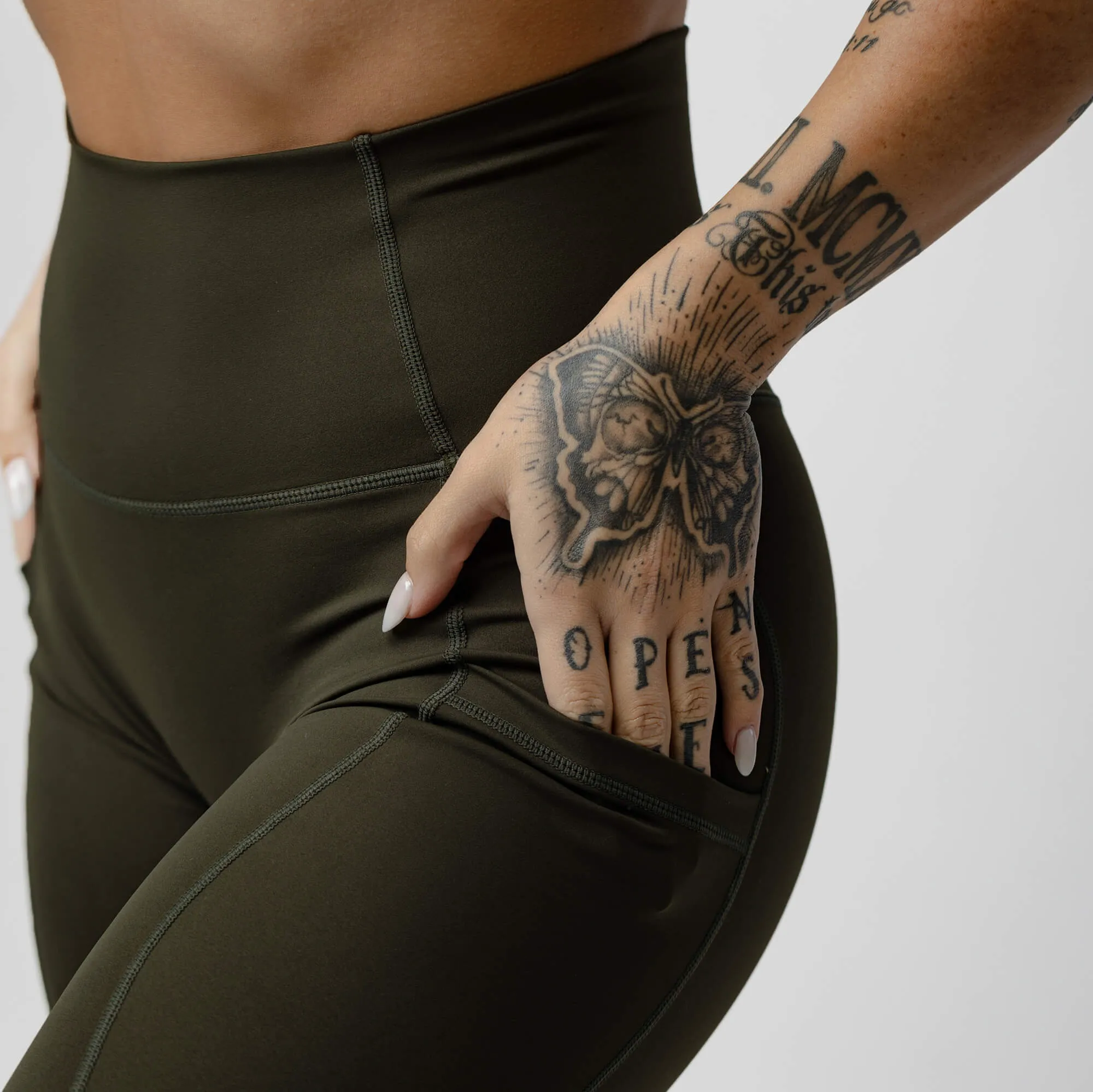 Victory Leggings - Forest Green